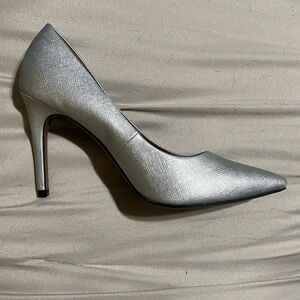 Christian Siriano for Payless silver stilettos.